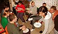 [Pizza and Movie party in  Tech Alley in 2003]