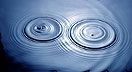 [ripples on water collide and create interactive result]