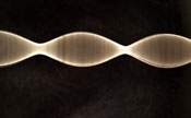[time photo of vibrating string]