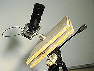 [star tracker photo of setup]